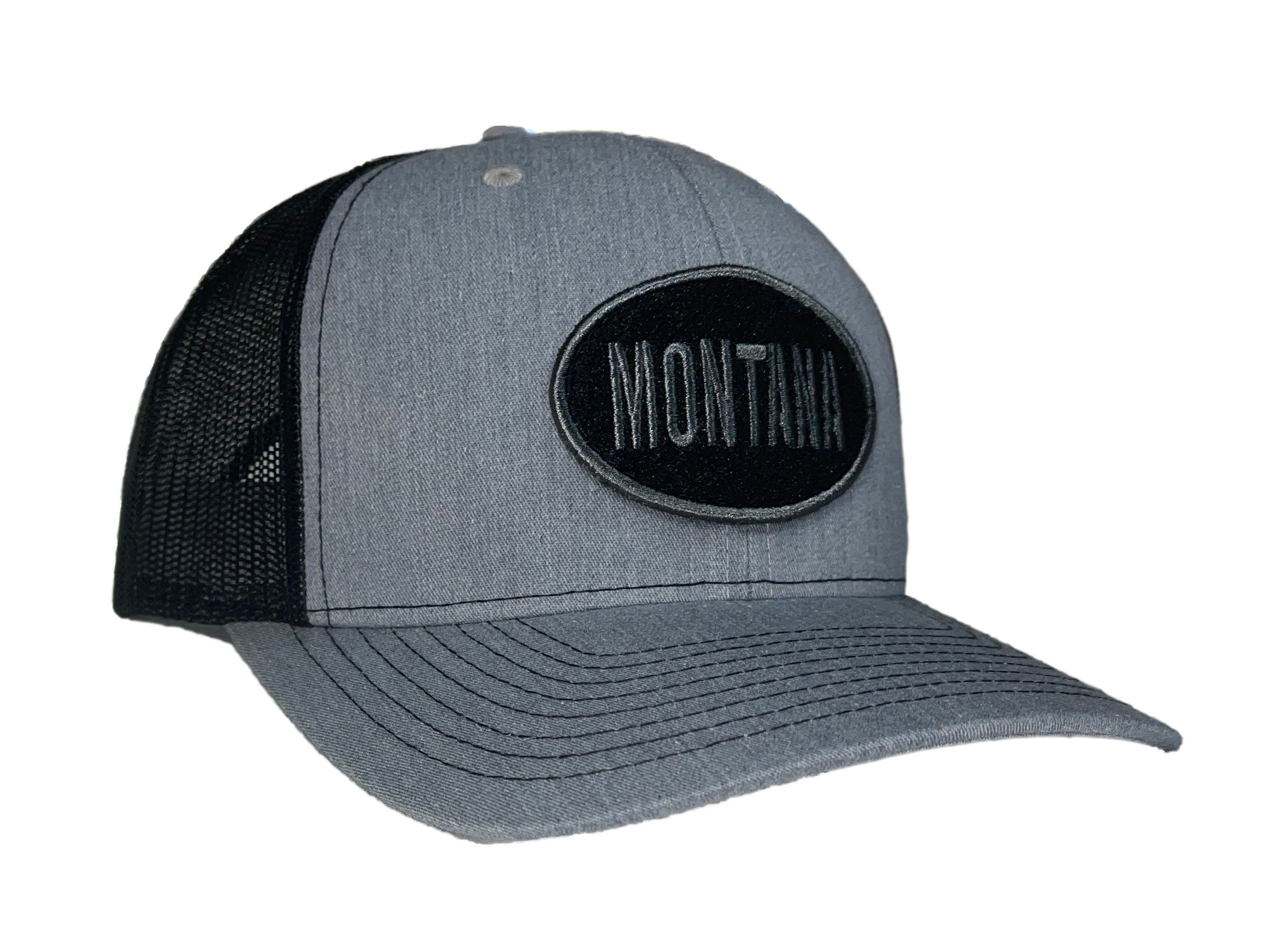 Heather Gray/black Trucker Hat | Etsy