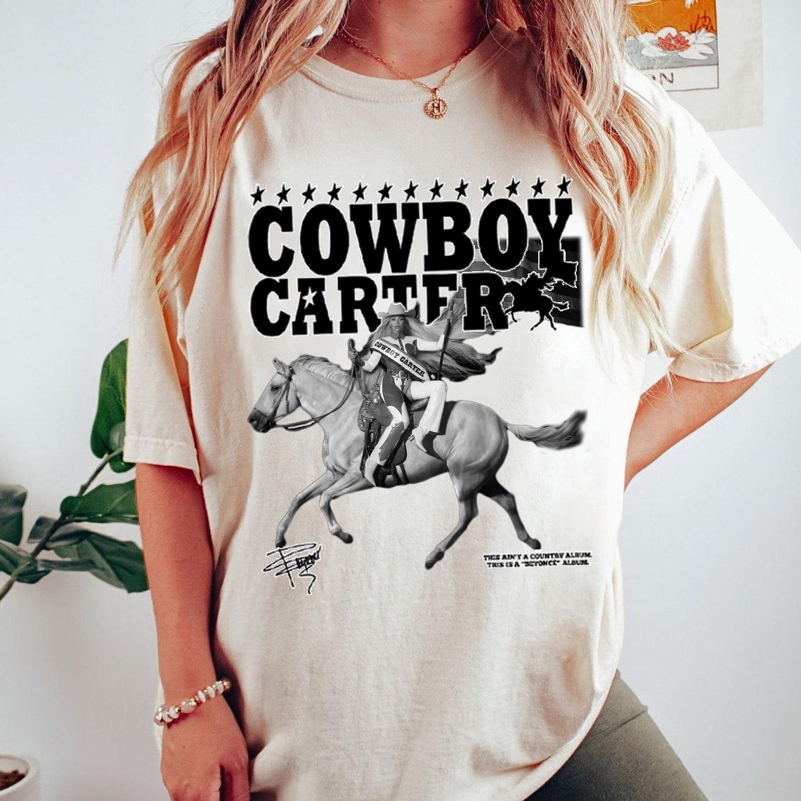 Vintage Beyonce Cowboy Carter Unisex Comfort Colors Shirt, BeyoncÃ© Rodeo Chitlin Circuit Tour 2025 Tee, Beyhive Music Tee, Gifts for Her