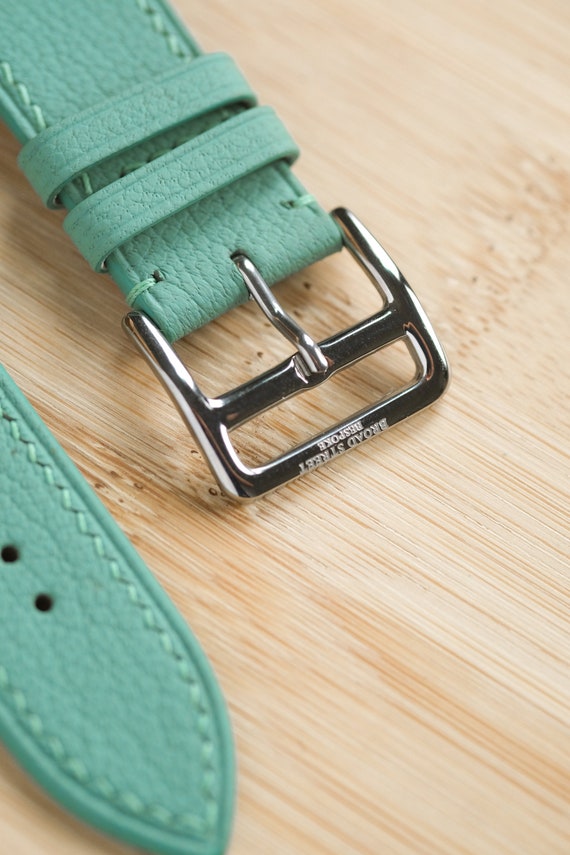 Tiff Blue - French Goatskin Leather - Apple Watch Strap/band - Etsy
