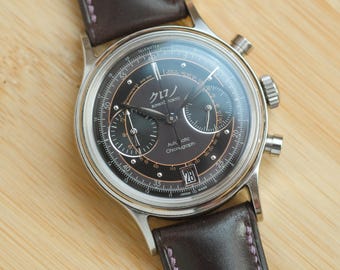 Cinturino per orologio Horween Color (Borgogna) Shell Cordovan