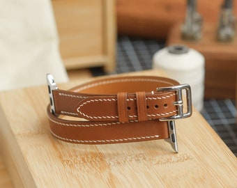 Gold Novonappa Double-tour Narrow Strap for Apple Watch