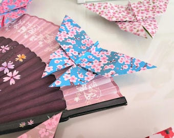 12pc Origami Butterflies: Colorful Patterns