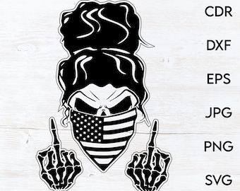 Download Girl Skull Svg Etsy