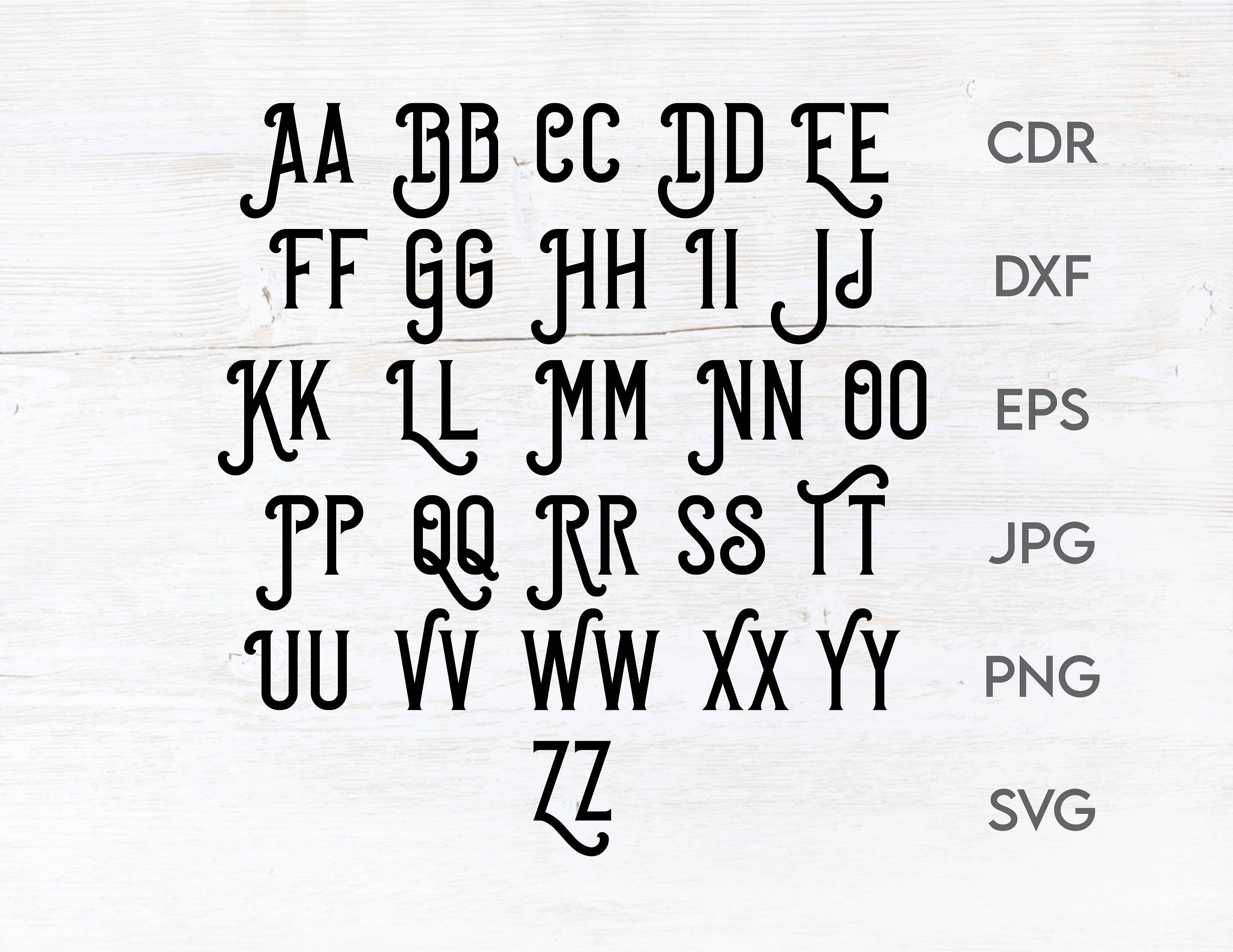 Vintage western font svg cowboy alphabet western alphabet | Etsy