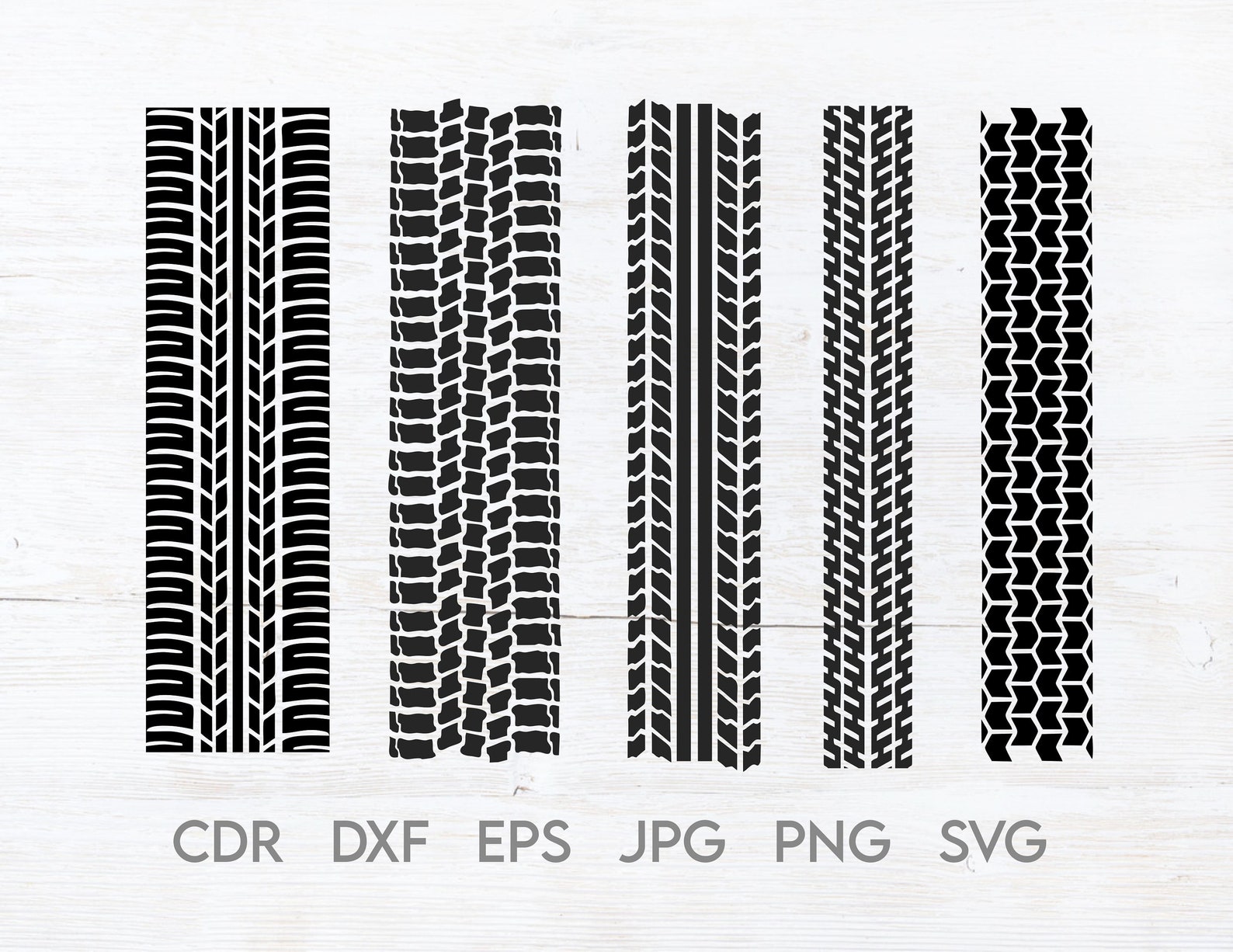 Tire Tread Svg Instant Download Tire Marks Vector Design Etsy