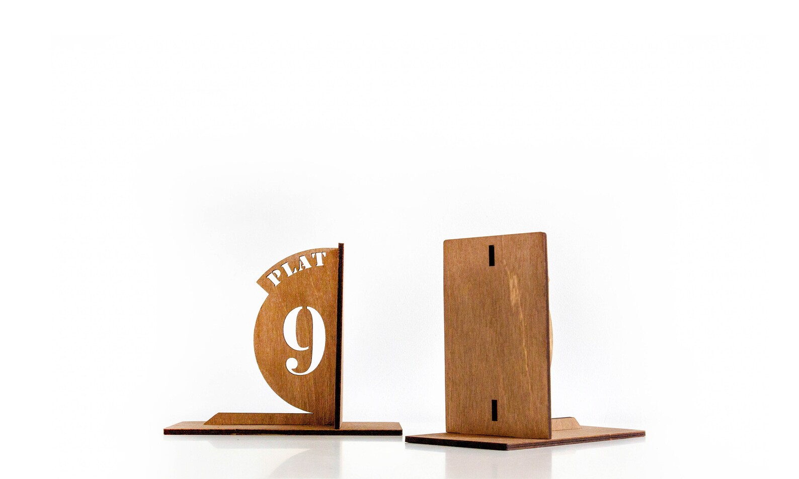 Platform 9 3/4 bookends Harry Potter books holder Free elf Etsy