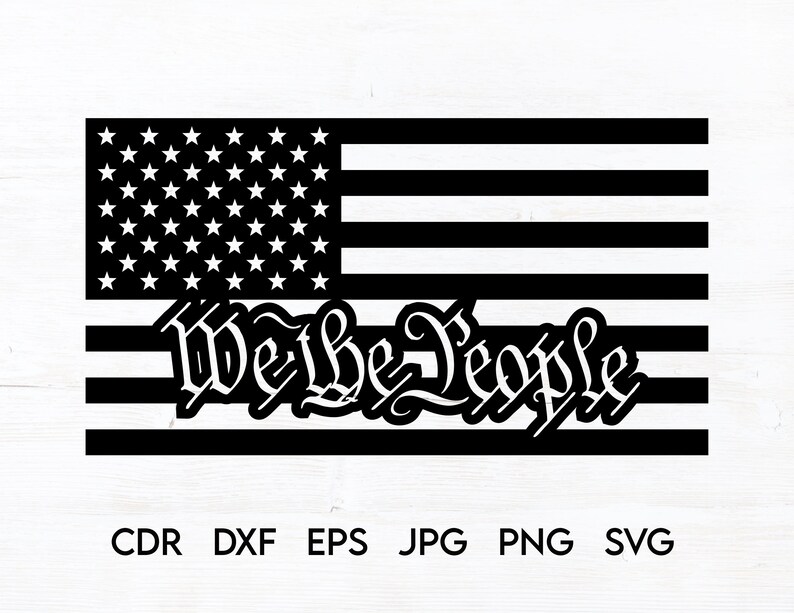 We the People Svg Quote Instant Download America Constitution - Etsy India