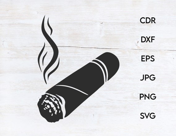 Cigar Svg Vector Tobacco Svg Smoke Clipart Svg Cigar - Etsy