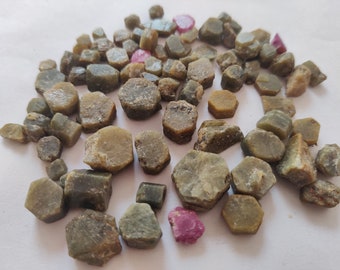 Natural Red Ruby Rough Gemstone - 100 Gram