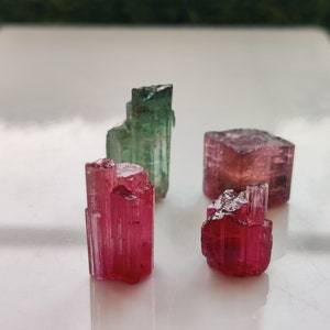 Beautiful Natural Rubellite Tourmaline Rough Gemstones / 11 Grams / Pink Color / From Africa