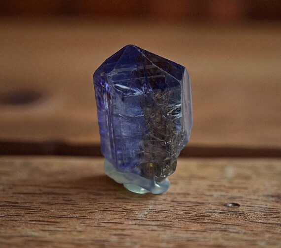 Natural Tanzanite Crystal Specimen: 6.12ct Terminated Blue
