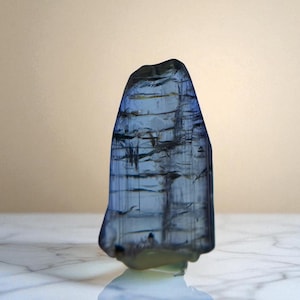 Unheated Tanzanite Crystal, Raw Zoisite Gemstone, 5.97 Carats image 1