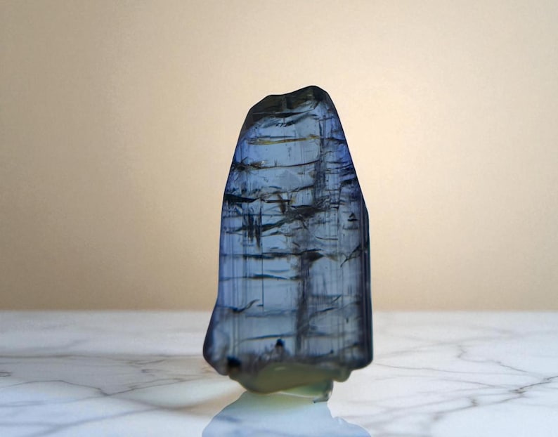 Unheated Tanzanite Crystal, Raw Zoisite Gemstone, 5.97 Carats image 1