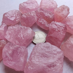 Hot Pink Natural Morganite Rough lot / Big Size / Pink color / Rough gemstone / Natural Morganite