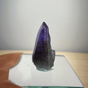 Fine Quality Natural Tanzanite Crystal From Merelani Hills , Tanzania / 6.49 Carats / 19x10x5mm / Rough Gemstone /Untreated Mineral Specimen