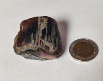 Rare Red Tourmaline Specimen: Natural Rough Gemstone (75 Gram)