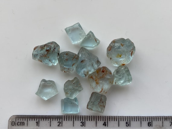 Facet Grade Natural Aquamarine Rough Gemstone - Madagascar