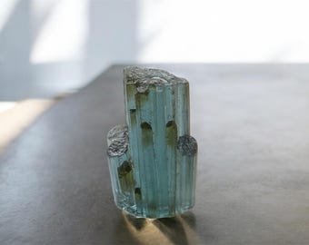 インディコライトトルマリンクリスタルロット：ブルートルマリン原石