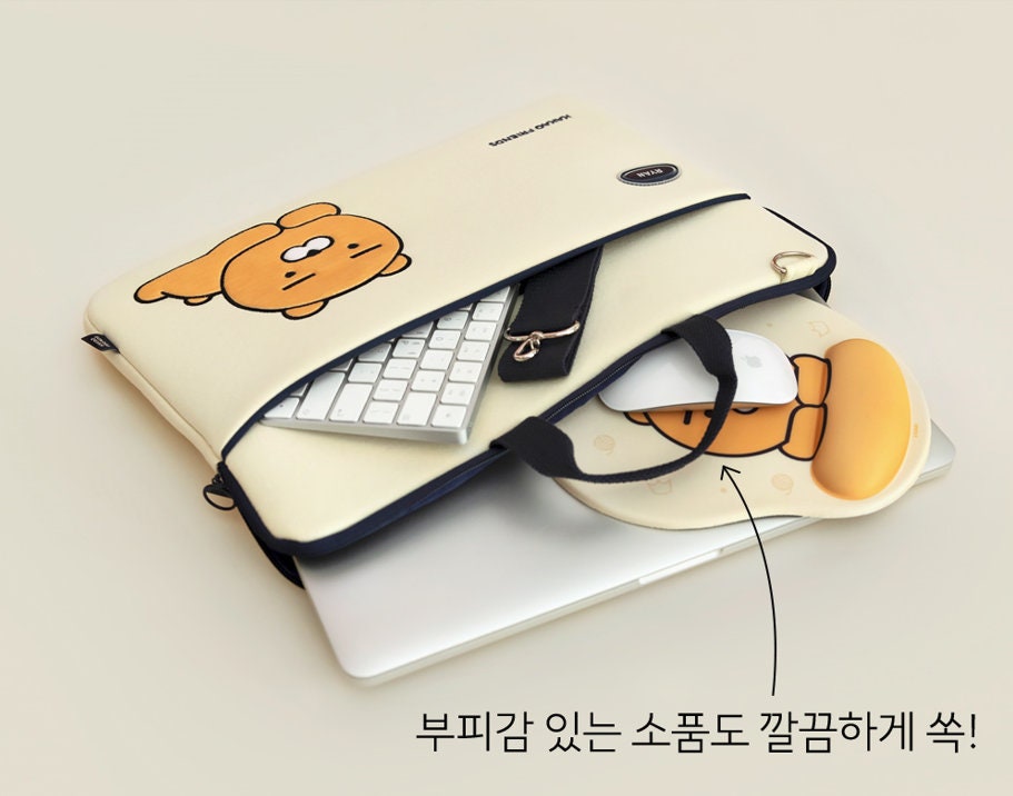 【KAKAO FRIENDS】RYAN/APEACH★KF Notebook Pouch [15inch] KAKAO FRIENDS KF laptop pouch (15-inch) Ryan OFFICIAL MD | eBay