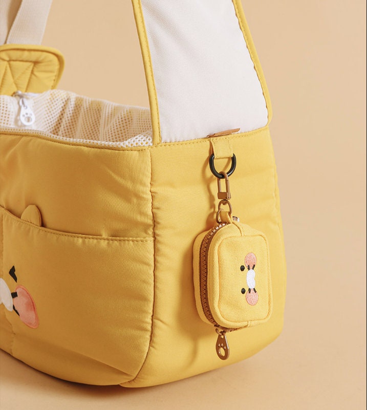 【KAKAO FRIENDS】CHOONSIK★Square Poop Bag Pouch Kakao_Friends_Choonsik_Boucle_