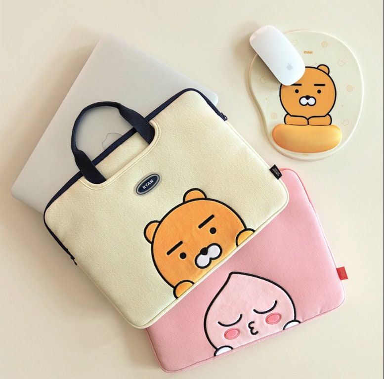 KAKAO FRIENDS Mini Canvas Bucket Bag-Little Ryan/Korea