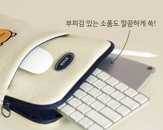 【KAKAO FRIENDS】Hard Tablet pouch 11inch [Ryan/Apeach] Kakao Friends - April Shower Ryan Hard Tablet Pouch (11