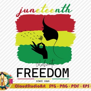 Juneteenth Svg,Celebrate Black History SVG, Black Power SVG,Black History SVG,Black woman ,Since 1865 Svg,Cricut