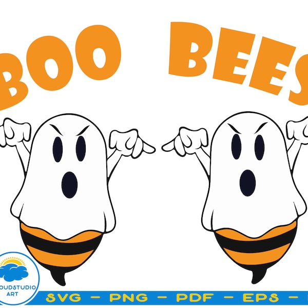 Boo Bees Svg,Boo Bees Halloween Svg,Breast Svg,Boo Bees Halloween Costume Funny Gift Png,Silhouette,Cricut