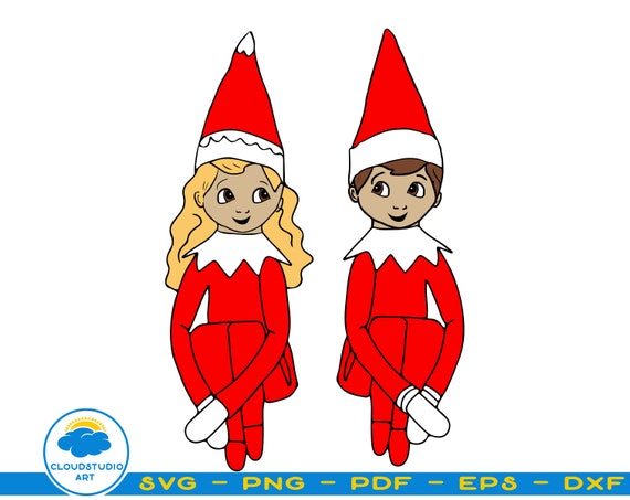 Elf On The Shelf Svg Christmas Elfnaughty Elfsublimation Etsy