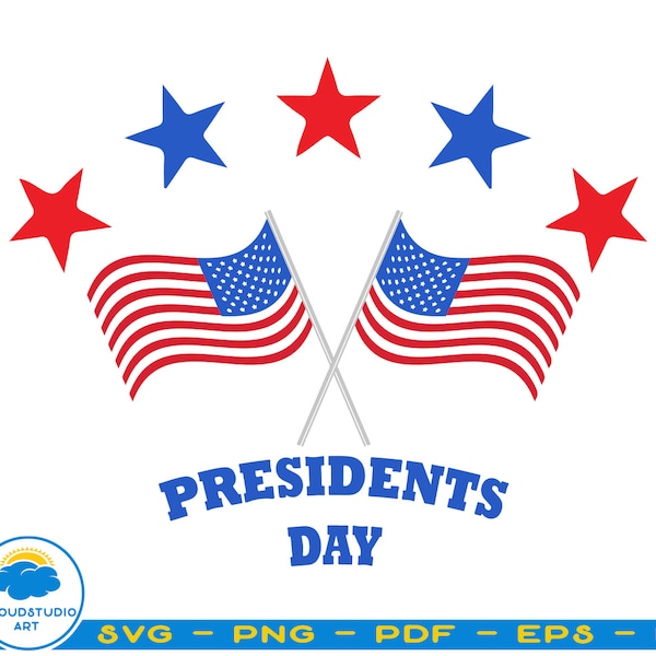 Presidents Day SVG,Cut files,Print Files, Clipart, T-shirt Design,Cricut,Silhouette Cameo