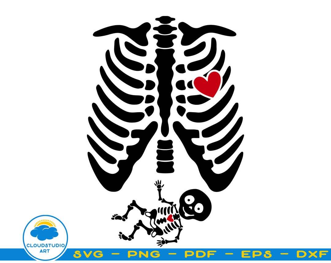 Baby Skeleton Svg,pregnancy Skeleton Svg,skeleton Svg,pregnancy Svg ...