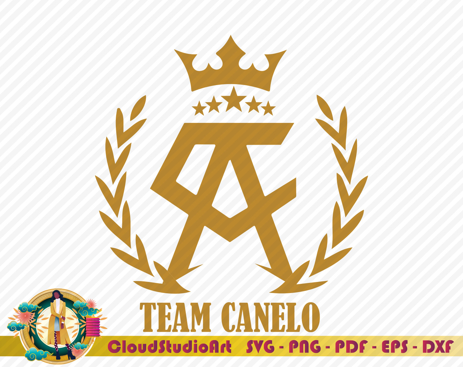 Saul Canelo Alvarez Logo' Men's Pique Polo Shirt