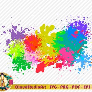 Éclaboussures colorées, goutte à goutte, conception SVG, goutte d'eau, liquide, eau, éclaboussures, éclaboussures, éclaboussures, éclaboussures, peinture, renversement, paintball, art, SVG, couper, fichier