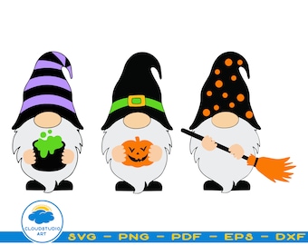 Halloween Gnomes Svg,Witch Gnome Svg,Pumpkin Gnome Wizard Svg, Halloween Shirt Svg,Funny Halloween Svg,Kids Halloween Svg