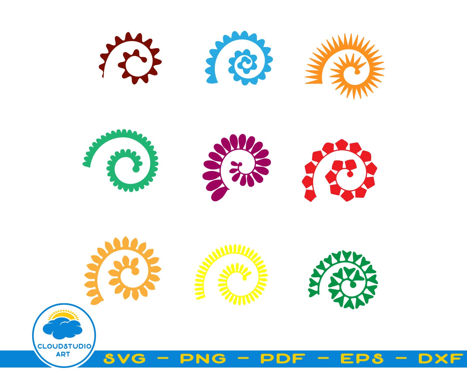 Free Free 72 Svg Rolled Paper Flower Template SVG PNG EPS DXF File