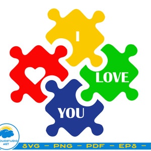 Autism Svg,Autism Puzzle Love Svg,Autism Awareness svg,Love Svg, Puzzle svg,Puzzle Piece svg,Heart svg,Awareness Silhouette