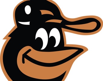 Baltimore Orioles Vinyl Sticker Decal - Die-Cut, Waterproof & Weatherproof For Car, Laptop, Wall, Or Tumbler
