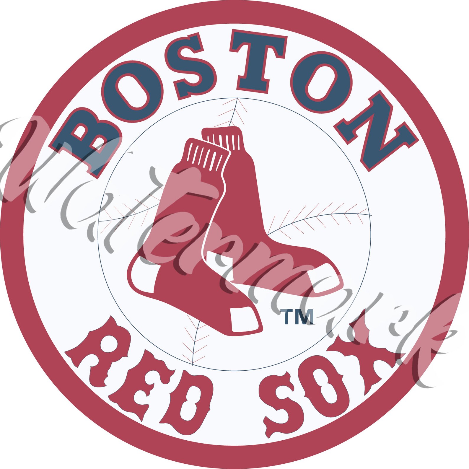 Boston Red Sox Main Logo Vinyl Decal / Sticker 10 Sizes Etsy
