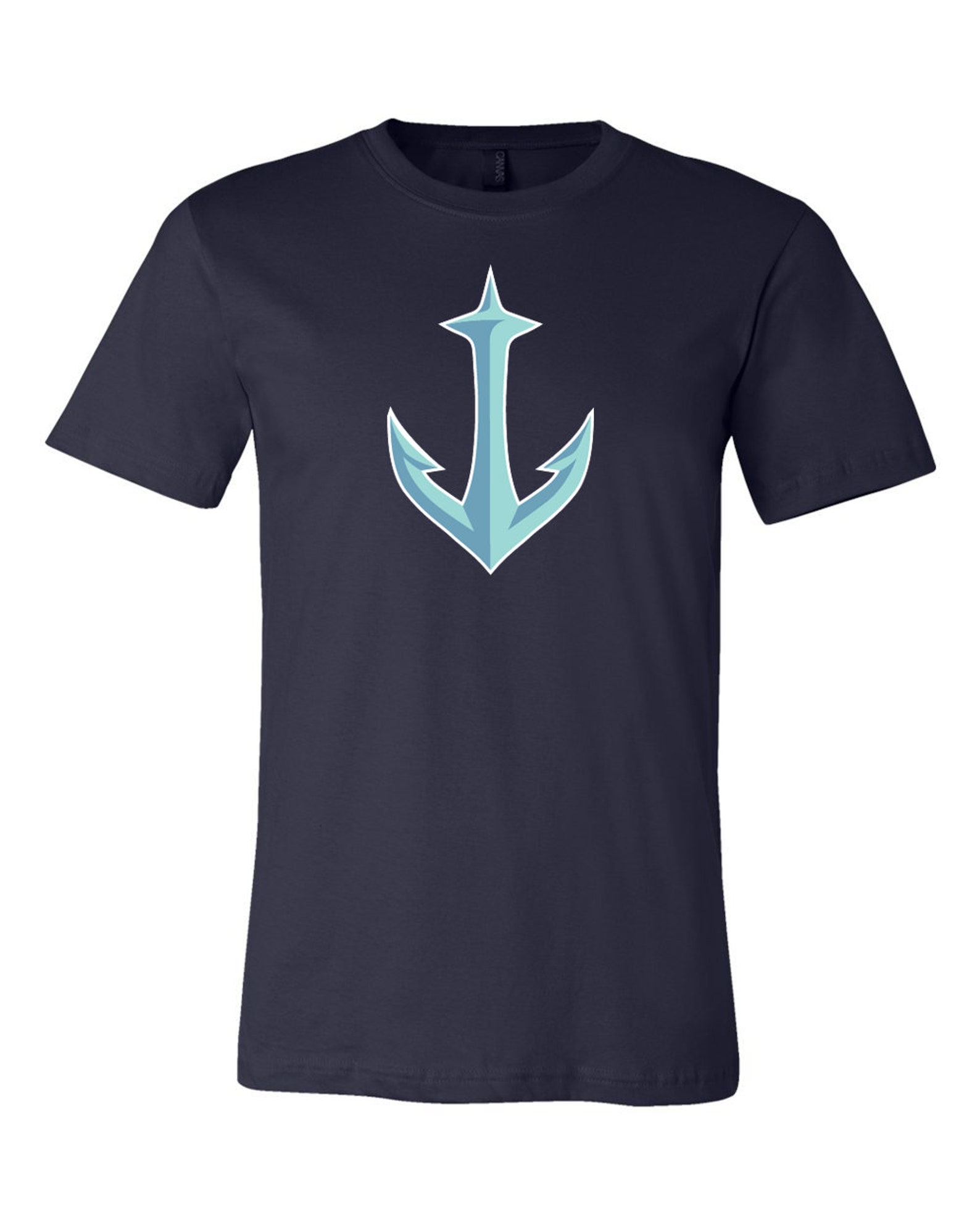 Seattle Kraken Anchor Logo Tshirt / Seattle Kraken Shirt 6 Etsy