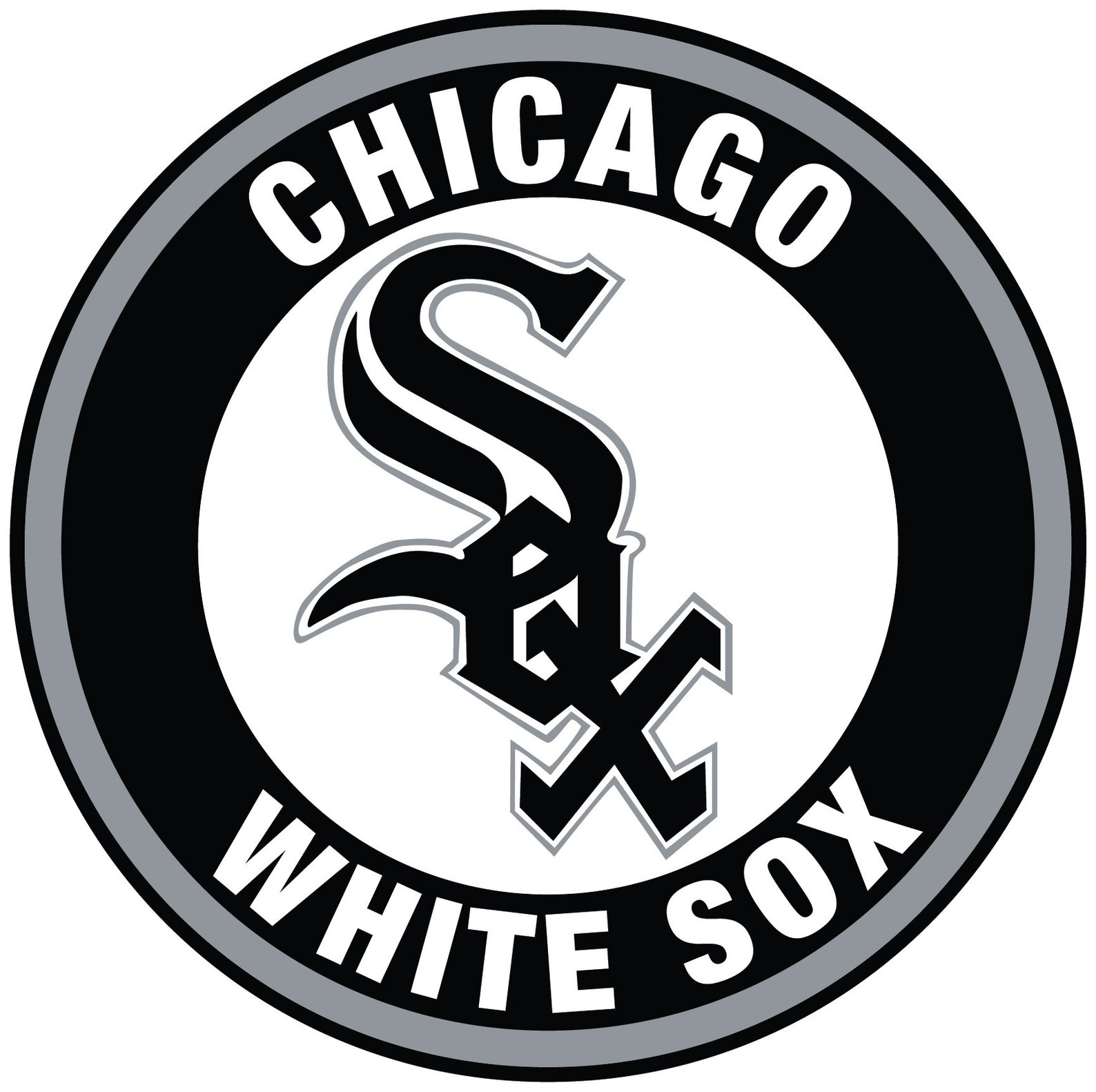 Chicago White Sox Circle Logo Vinyl Decal / Sticker 10 Etsy