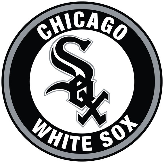 Chicago White Sox Circle Logo Vinyl Decal / Sticker 10 | Etsy