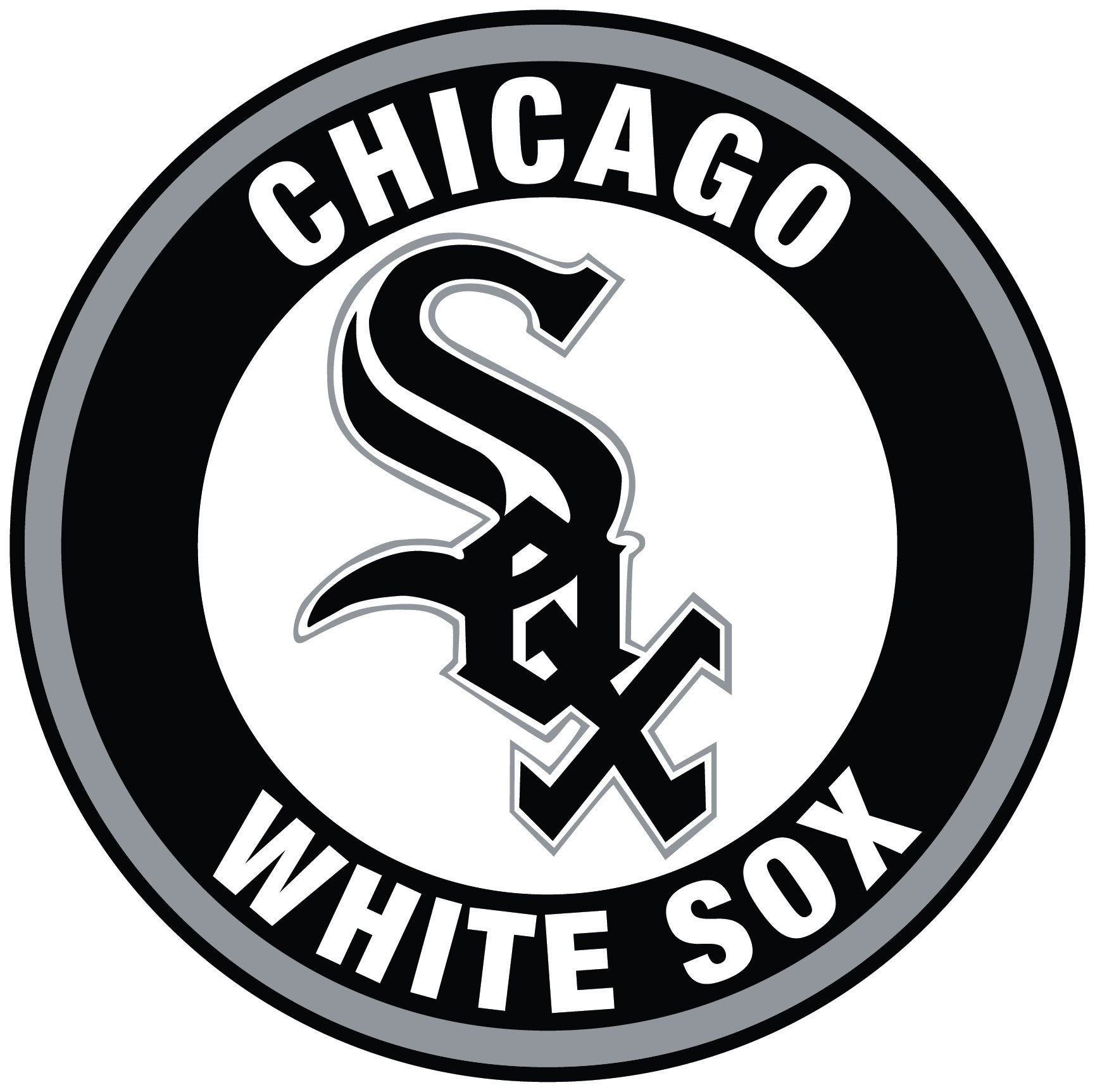 Chicago White Sox Circle Logo Vinilo / Pegatina 10 Etsy