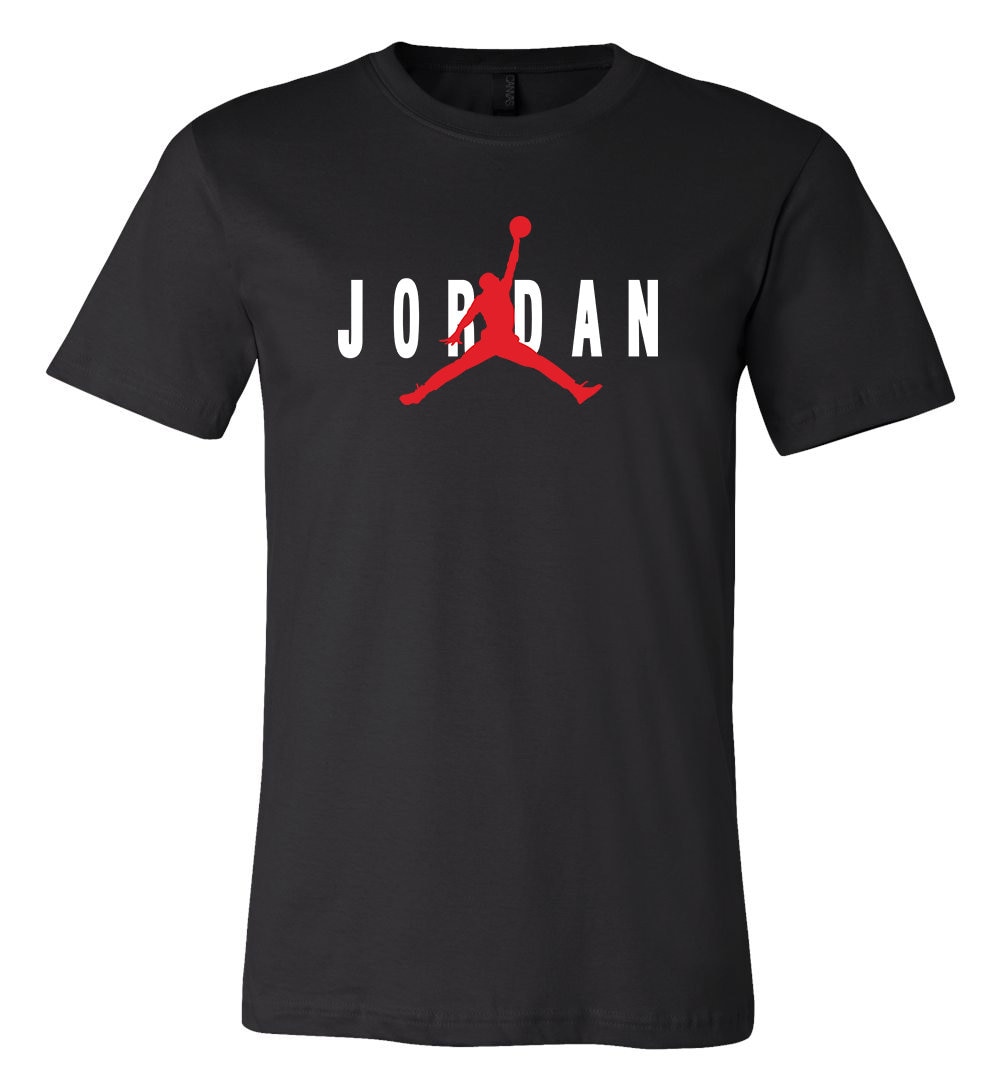 gray jordan t shirt