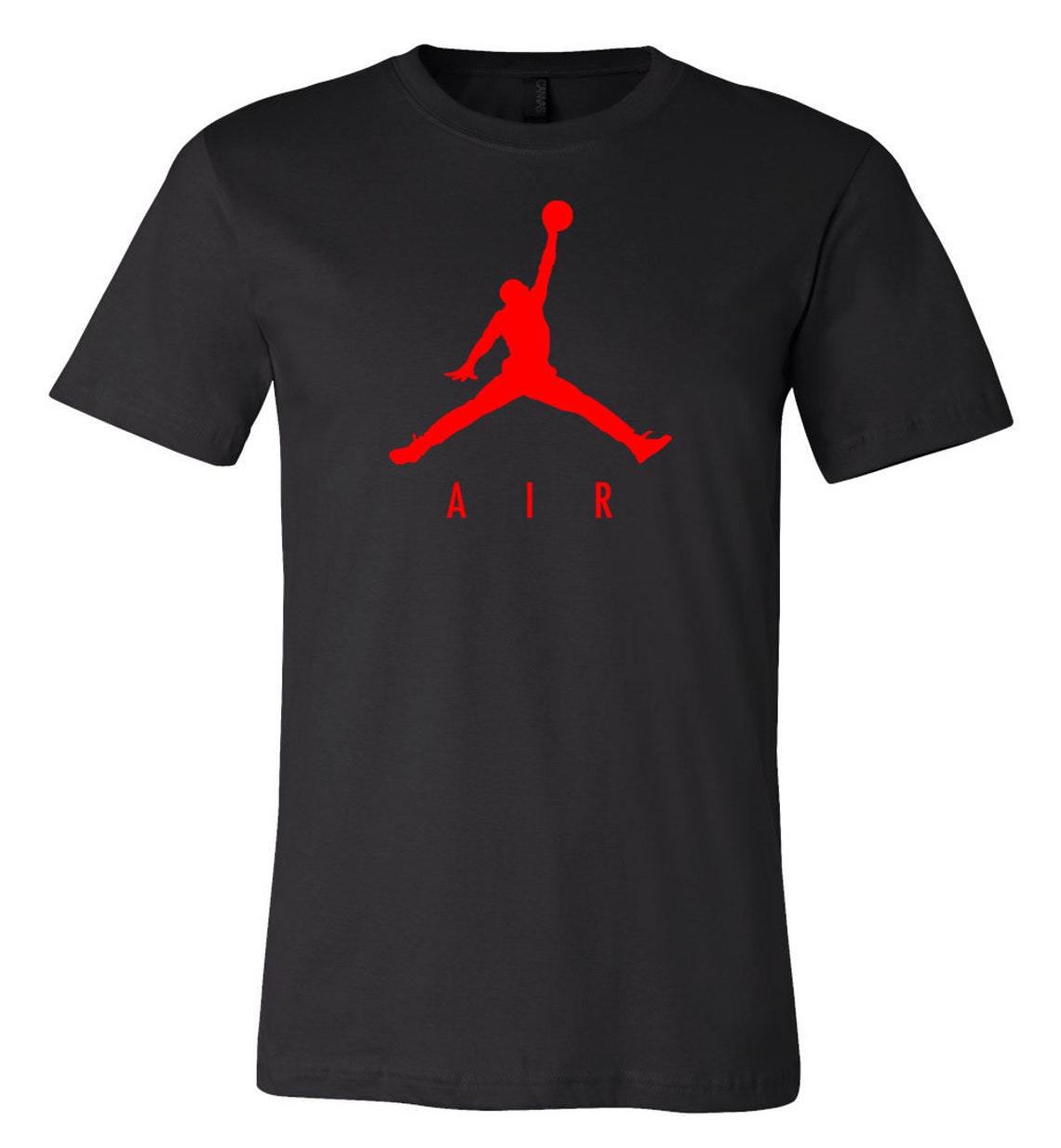 Jordan AIR RED Logo Tshirt Air Jordan Shirt 6 Sizes S5XL Etsy