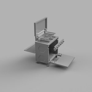 Kitchen Oven Stove | 1:6 | Dollhouse Miniature | 3D Print STL File