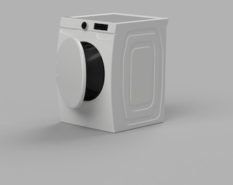 Dryer Samsung Kitchen Appliances | 1:6 | Dollhouse Miniature | 3D Print STL File