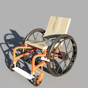 Barbie & Ken Fashionista Wheelchair Mobility | 1:6 | Dollhouse Miniature | 3D Print STL File