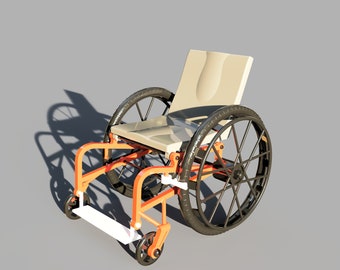 Barbie & Ken Fashionista Wheelchair Mobility | 1:6 | Dollhouse Miniature | 3D Print STL File