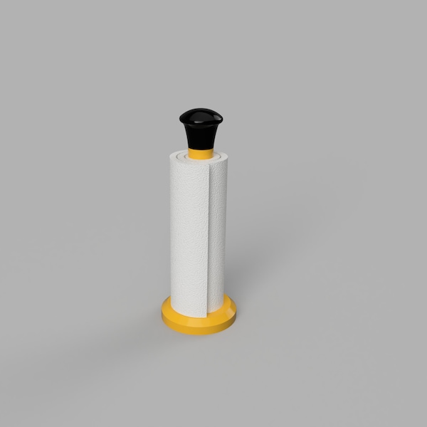 Paper Towel Holder | 1:6 | Dollhouse Miniature | 3D Print STL File