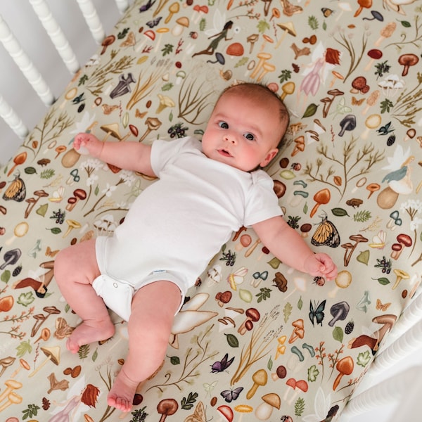 Woodland Crib Sheets Etsy